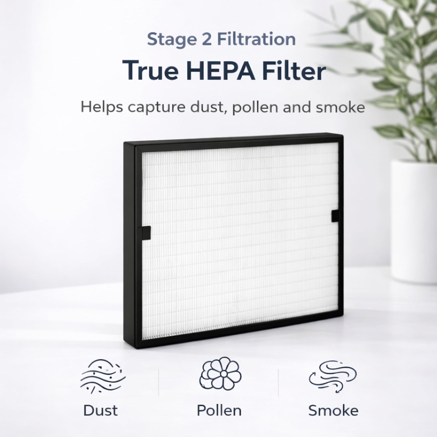 Nispira F301H HEPA500 BD-AS-550 Air Scrubber Replacement Filter Set HEPA Carbon Compatible with BlueDri, VEVOR, Dri-Eaz Air Purifier