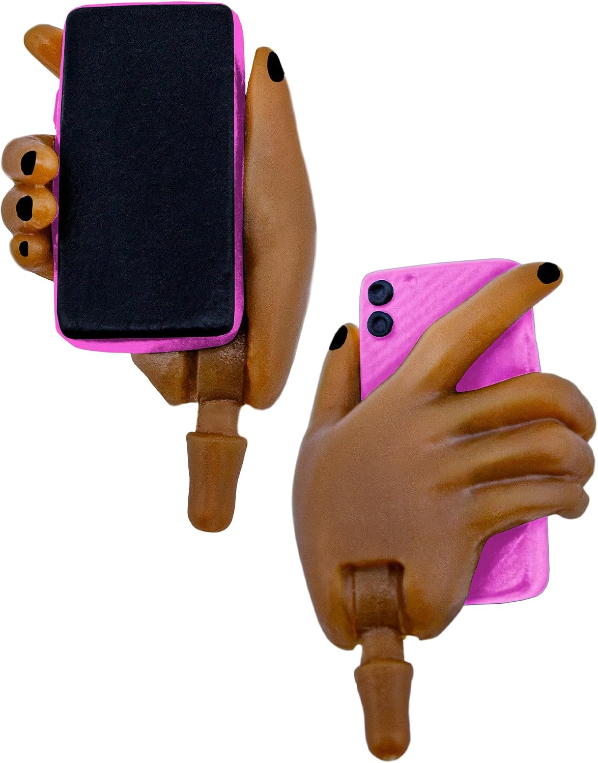 Cell Phone Hand for Ultimate 6 Inch Female Figures [Black, Pink]