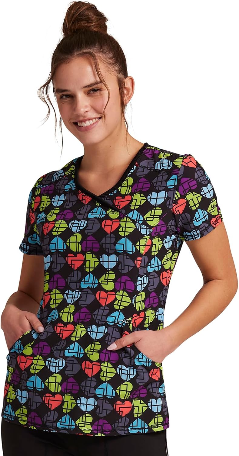 Top de mujer Cherokee Infinity Mock Wrap CK608