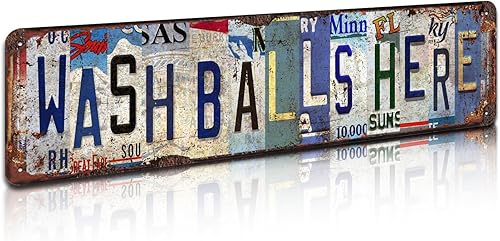 Miniatura 21 de Letrero de metal retro con texto en inglés «The 19th Hole – Arte de pared rústico con temática de golf vintage para bar, cueva de hombre, garaje,