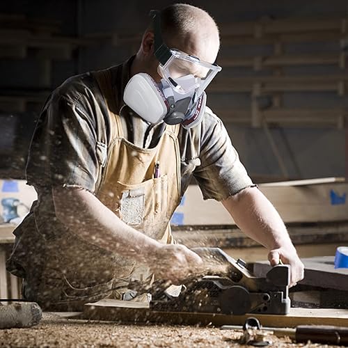 Miniatura 8 de 5N11 Filtros respiradores de algodón, Anpty 24 filtros de partículas para 6200, 6800, 6000, 7502, 7501, 6502, 6502, filtro de carbono de repuesto