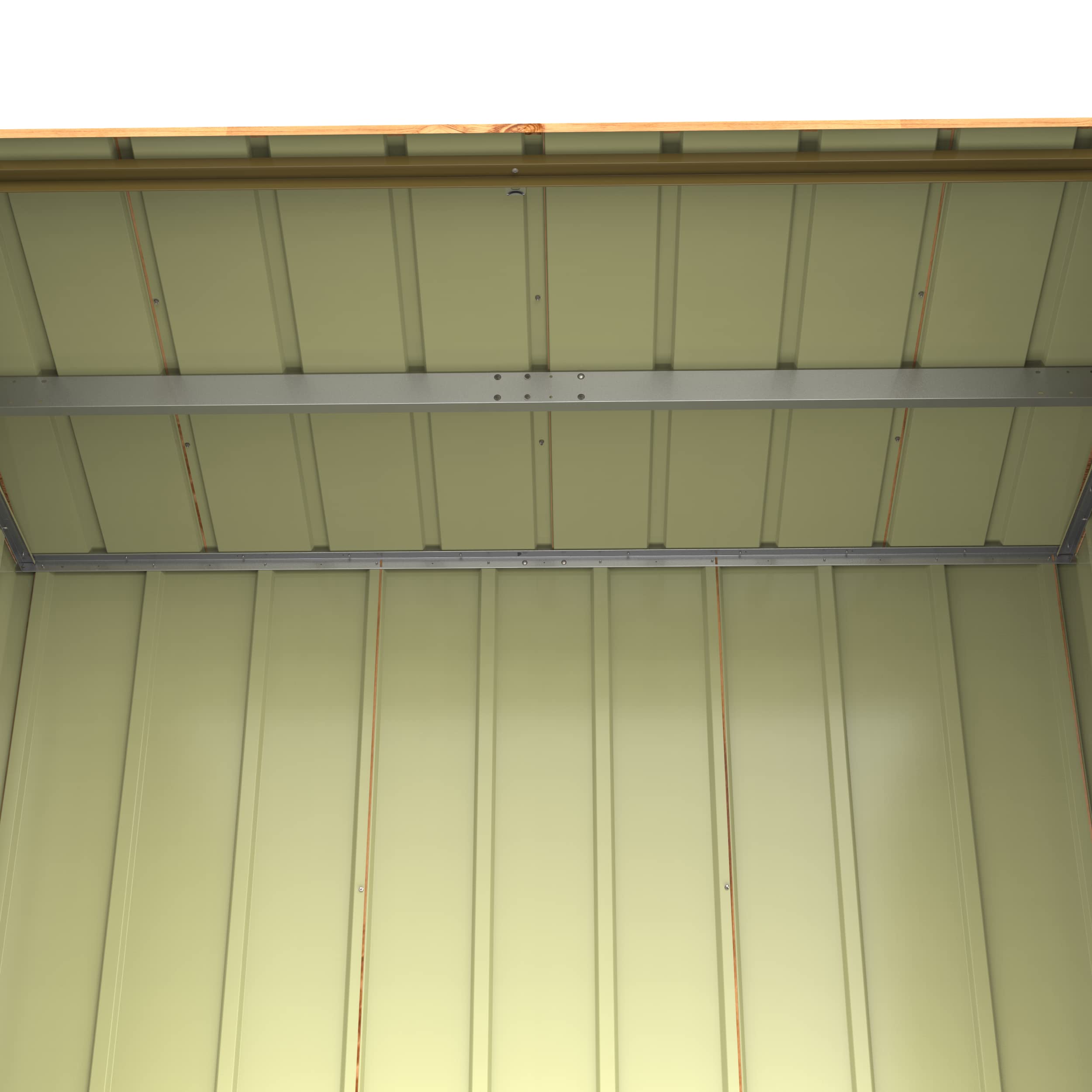 Duramax Abri à vélos pour 2 vélos avec portes doubles verrouillables entièrement larges, abri de stockage en métal, abri de jardin pour vélos, stockage de vélos, 203 x 101 x 146 cm, grain de bois