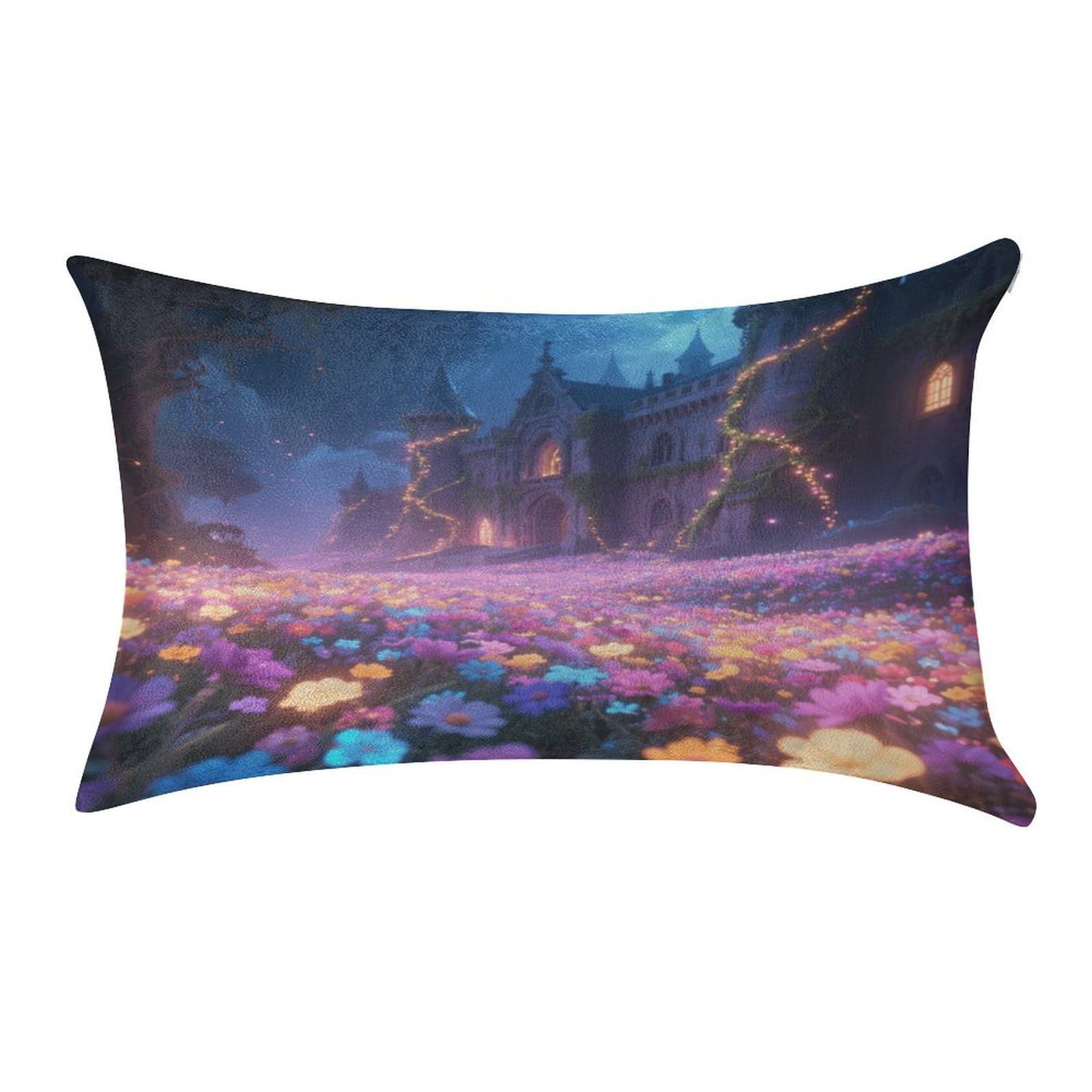 Fekiloot Style Mysterious Castle Pillow Covers Home Decor Pillow Cases