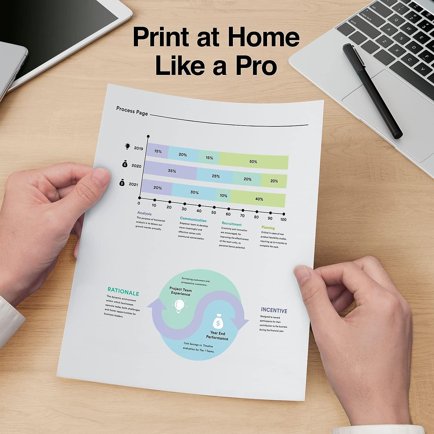 TRU RED Multipurpose Paper, 8 1/2" x 11", 500/Ream, For Office, School & Home