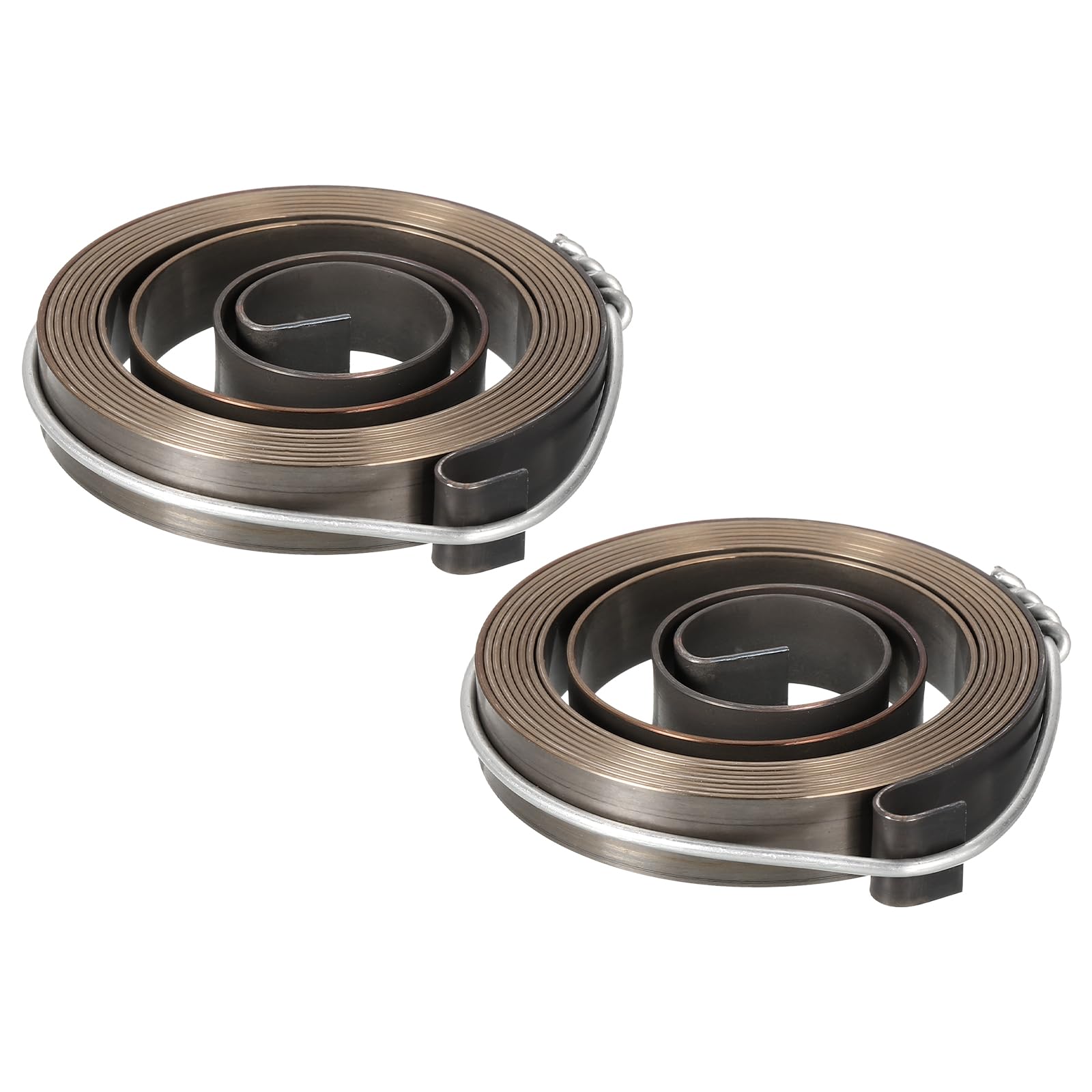 QUARKZMAN Molla per Pressa Trapano Molla Ritorno Mandrino Pressa Trapano Montaggio a Spirale Acciaio per Molle Finitura Nera Chimica Lunghezza Espansa 1540 mm Diametro 53 x 10 x 0,8 mm 2pz