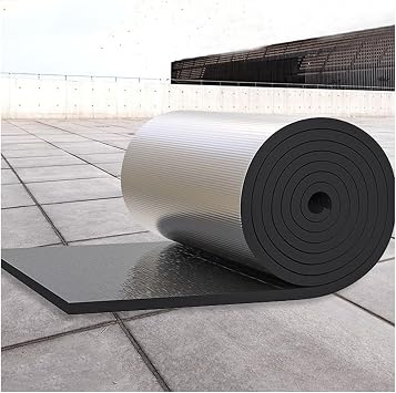 Heat Insulation Roll, Thermal Soundproof Cotton Layer, Closed Foam Reduce Noise,Easy to Install,Heat Shield Mat Auto Sound Deadener,Ideal for Roofs, Walls,Camper30MMTHK,3.2 * 6.6ft