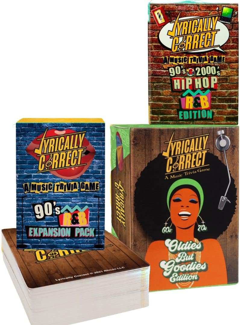 Lyrically Correct Old School to New School Card Game Bundle