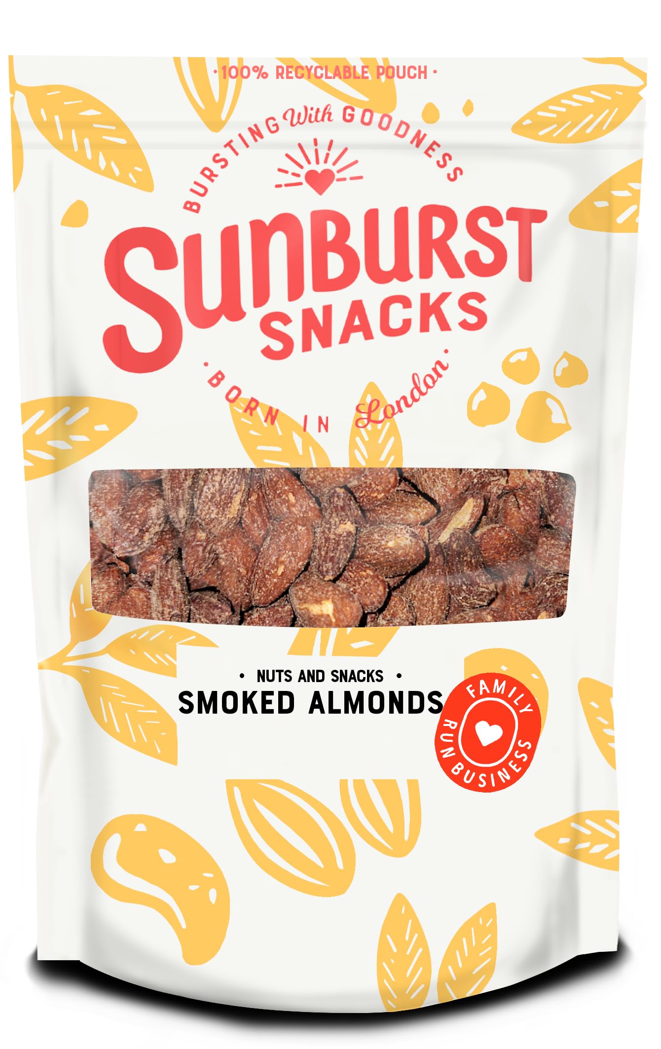 Smoked Almonds, Whole Californian Almonds with a Roasted Smoked Flavour, 1KG