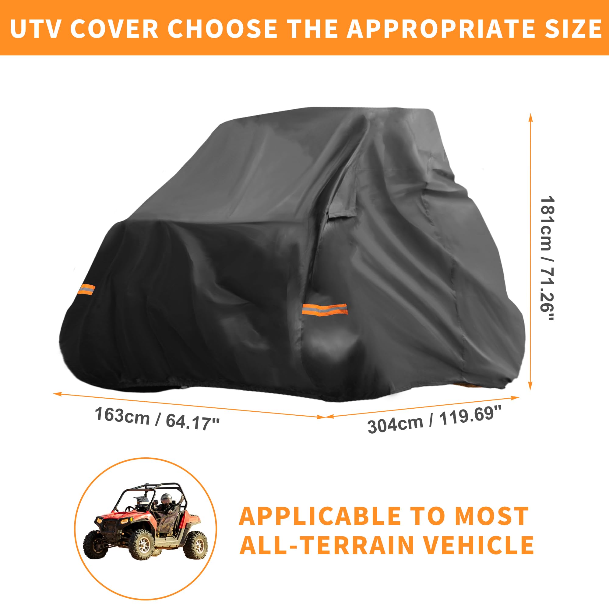 QUARKZMAN Housse Utv pour Polaris RZR XP 1000 Sport Imperméable
