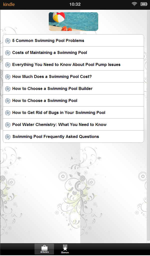 Swimming Pool Ownership - FREE - App on Amazon Appstore
