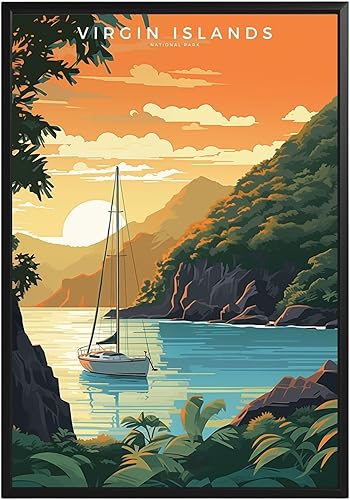 Miniatura 12 de Póster del parque nacional Haleakala, arte abstracto de la pared, arte de pared de paisaje natural retro, impresiones artísticas de pared para