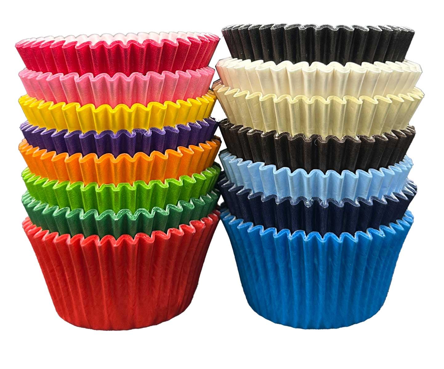 Cupcake Cases - 180 Multi Coloured Cases in a Storage Caddy by Scrumptious Sprinkles,7002