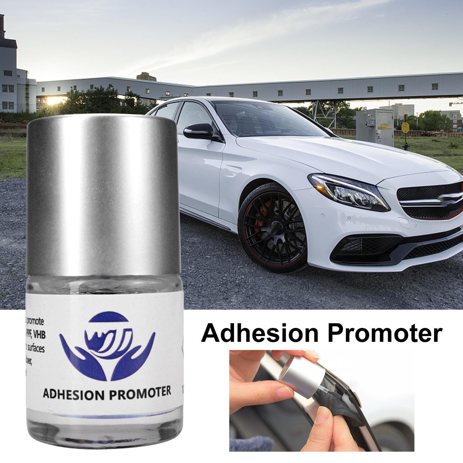 Adhesive Promoter, 10ml Tape Primer Increase Adhesion, Tape Primer Increase, Adhesion Instant Automotive Tape Primer, Lasting-Adhesion Promoter for Wall