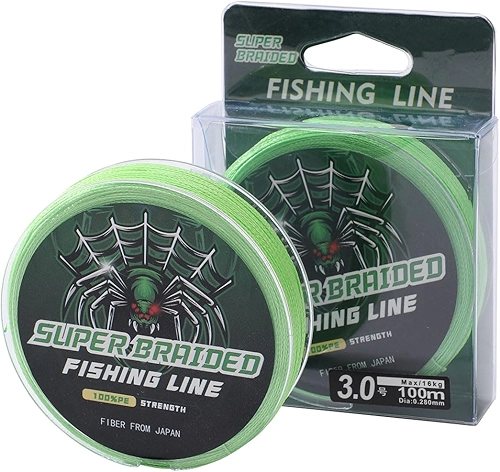 Linha De Pesca Multifilamento 100m PE 4 Fios Linha Trançada 4X Verde Cinza 10lb 16lb 20lb 40lb