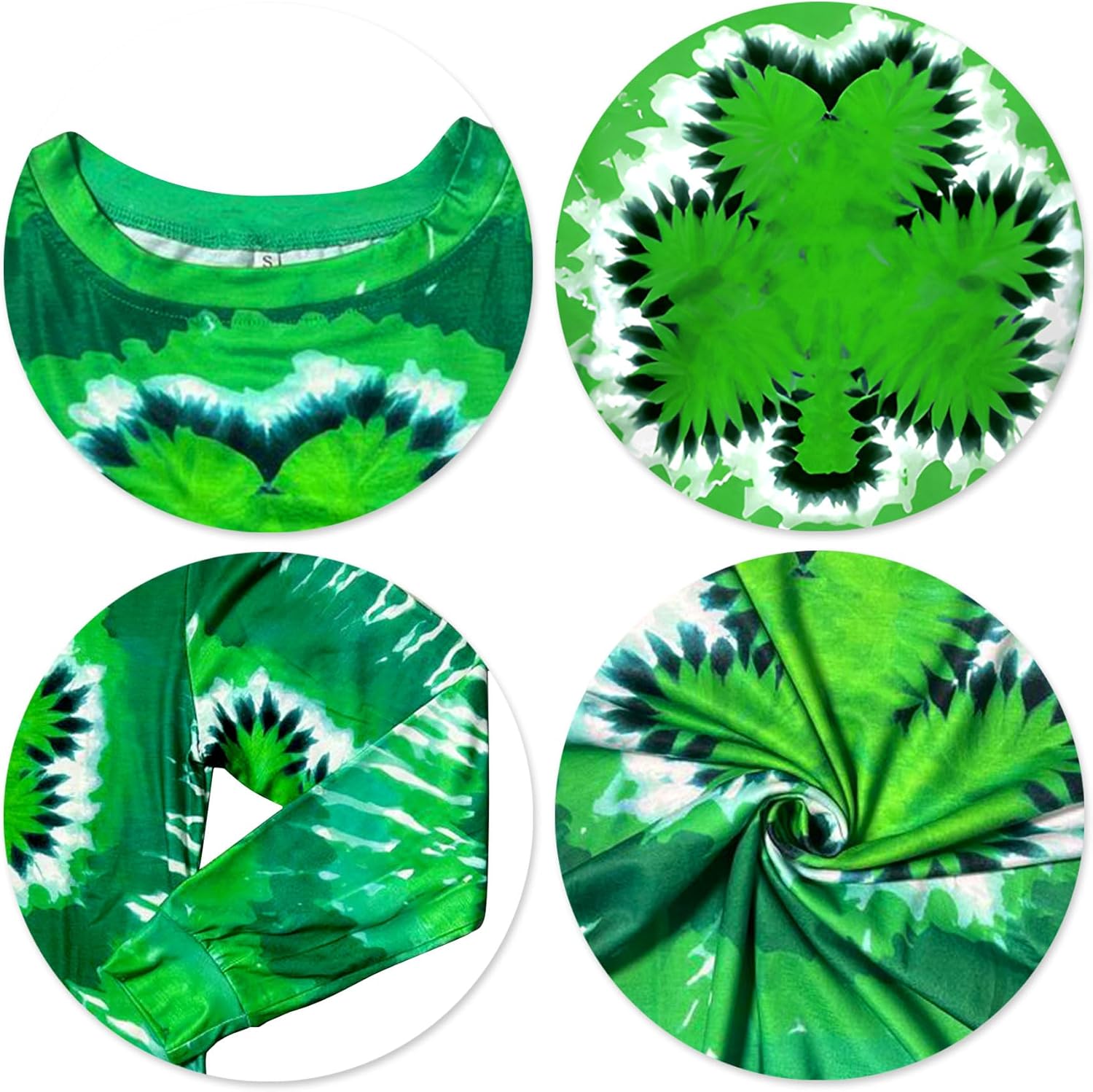 St. Patricks Day Shirts for Women: Irish Shamrock T Shirt Clovers St Patrick's Day Long Sleeve Tops - Image 5