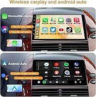 Vista 4 de Android 13 Radio estéreo para automóvil para Toyota Sienna 2004-2010, Carplay inalámbrico y Android Auto con 4G+64G soporte Bluetooth/Control