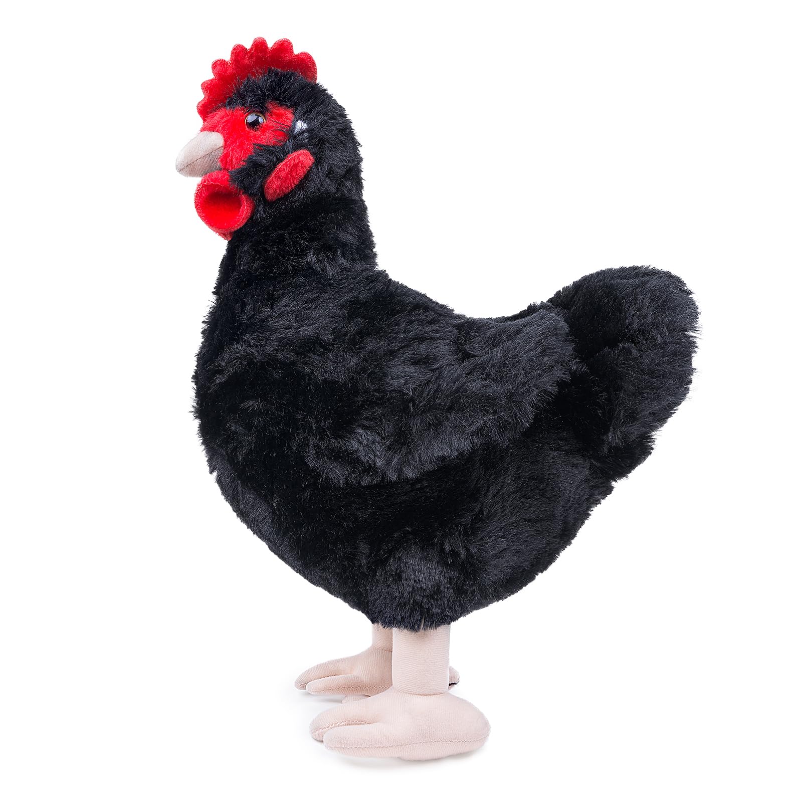 capybaraflying Simulated Chicken Plush Toy, 30cm/12in Realistic Farm poultry Chicken Soft Animal Toy