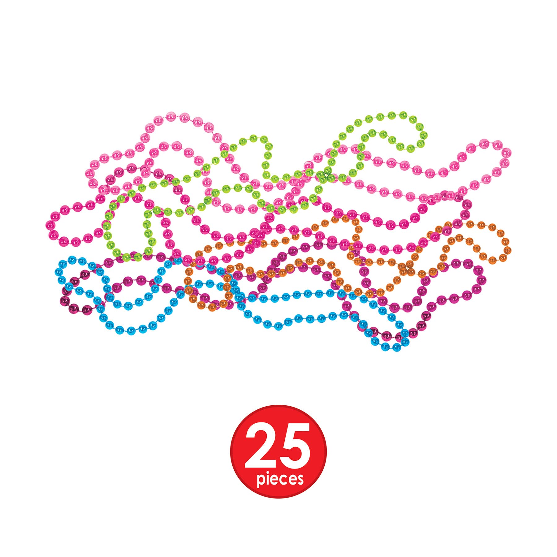 Beistle 80225-50 Razzle Dazzle Silvester Sortiment für 50 Personen NYE Party Supplies – Hüte, Tiaras, Hörner, Perlen, Papier Kunststoff Folie Federn, Mehrfarbig