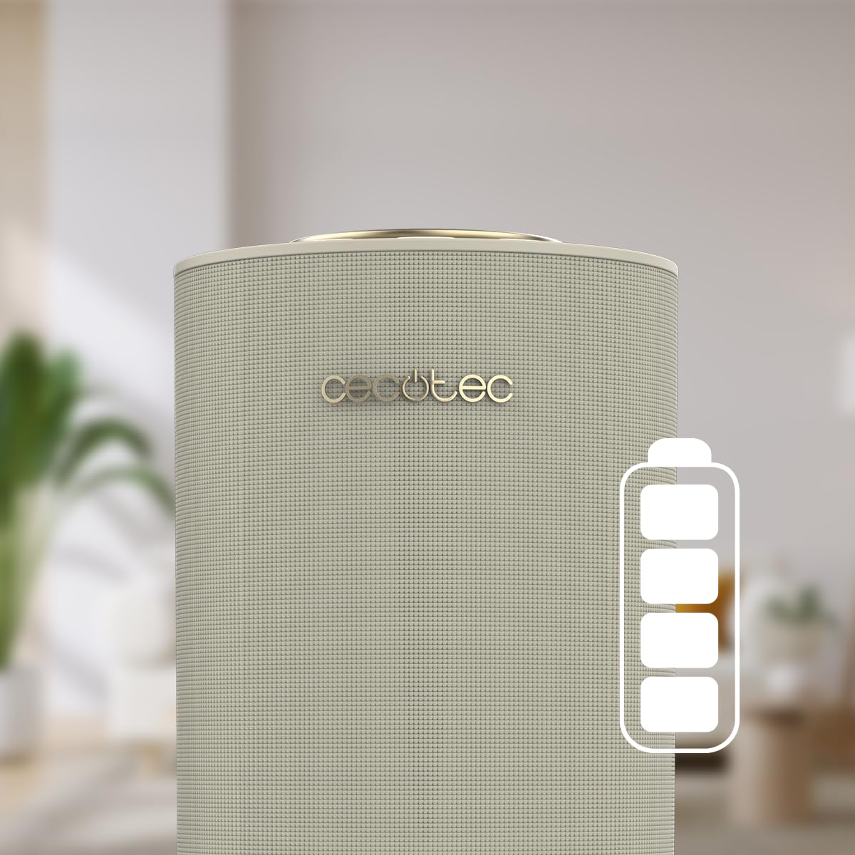 Cecotec PureAroma 3000 Sound Ultradźwiękowy nawilżacz powietrza z dyfuzorem zapachowym 10 ml, głośnik Bluetooth, bezprzewodowe ładowanie, 8h timer, 3 tryby pary, kolorowe światło LED, aromaterapia