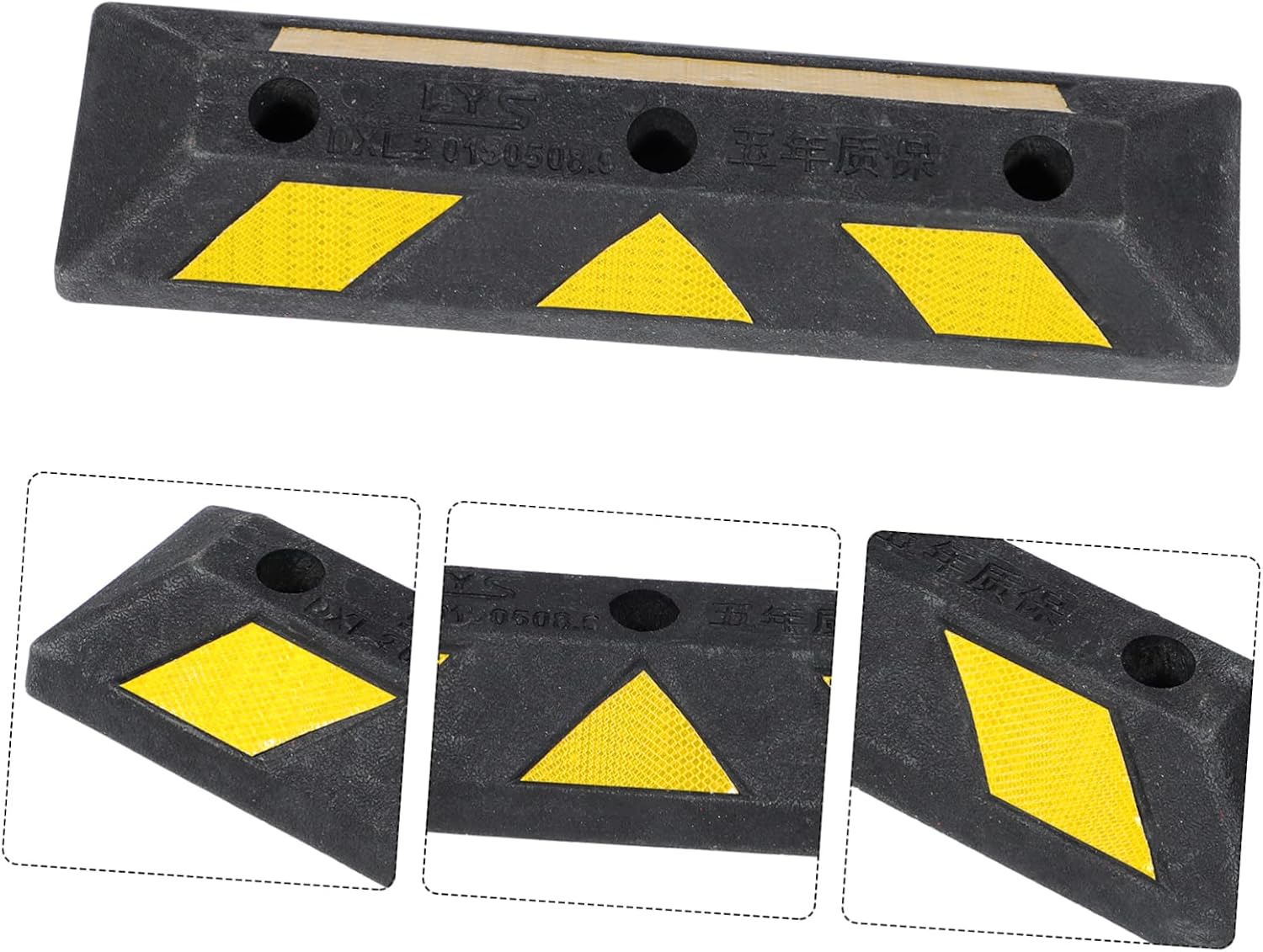 Luxshiny Block for Garage Parking Stopper for Trucks Trailers and Cars Easy to Install Garage Parking Aid for Safety and Space