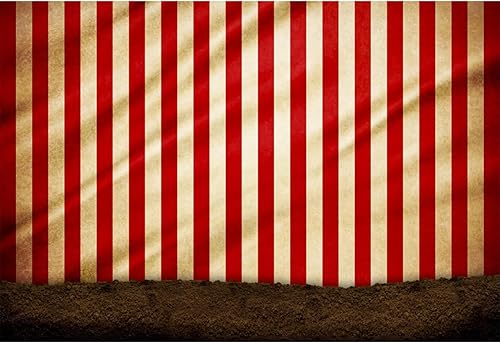 Baocicco Telón de fondo de circo de 10 x 6.5 pies, telón de fondo de carpa de circo, telón de fondo de feliz cumpleaños, telón de fondo de carnaval,