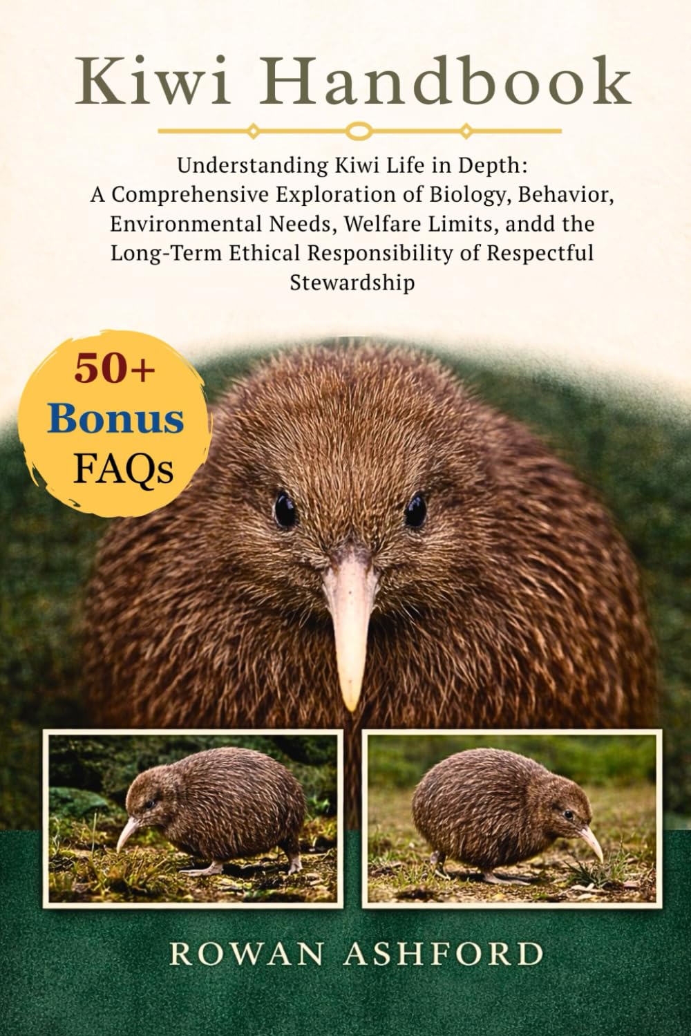 Kiwi Handbook: Understanding Kiwi Life in Depth: A Comprehensive Exploration of Biology, Behavior, Environmental Needs, Welfare Limits, and the ... Responsibility of Respectful Stewardship