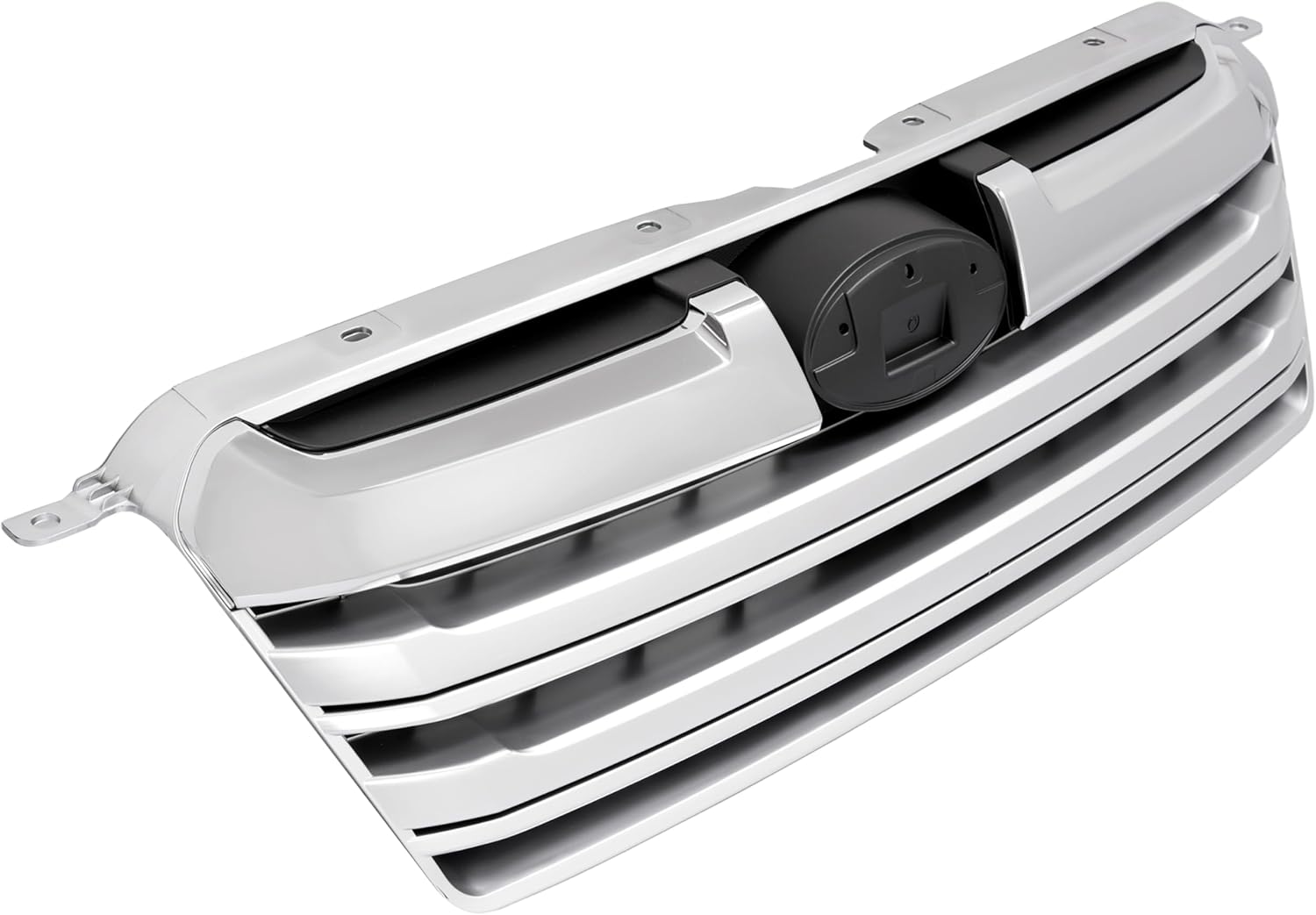 KUAFU Grille Compatible with 2013-2014 Subaru Outback SU1200152 91121AJ14A Front Bumper Grill Assembly Shell and Insert Chrome Plastic (ABS)