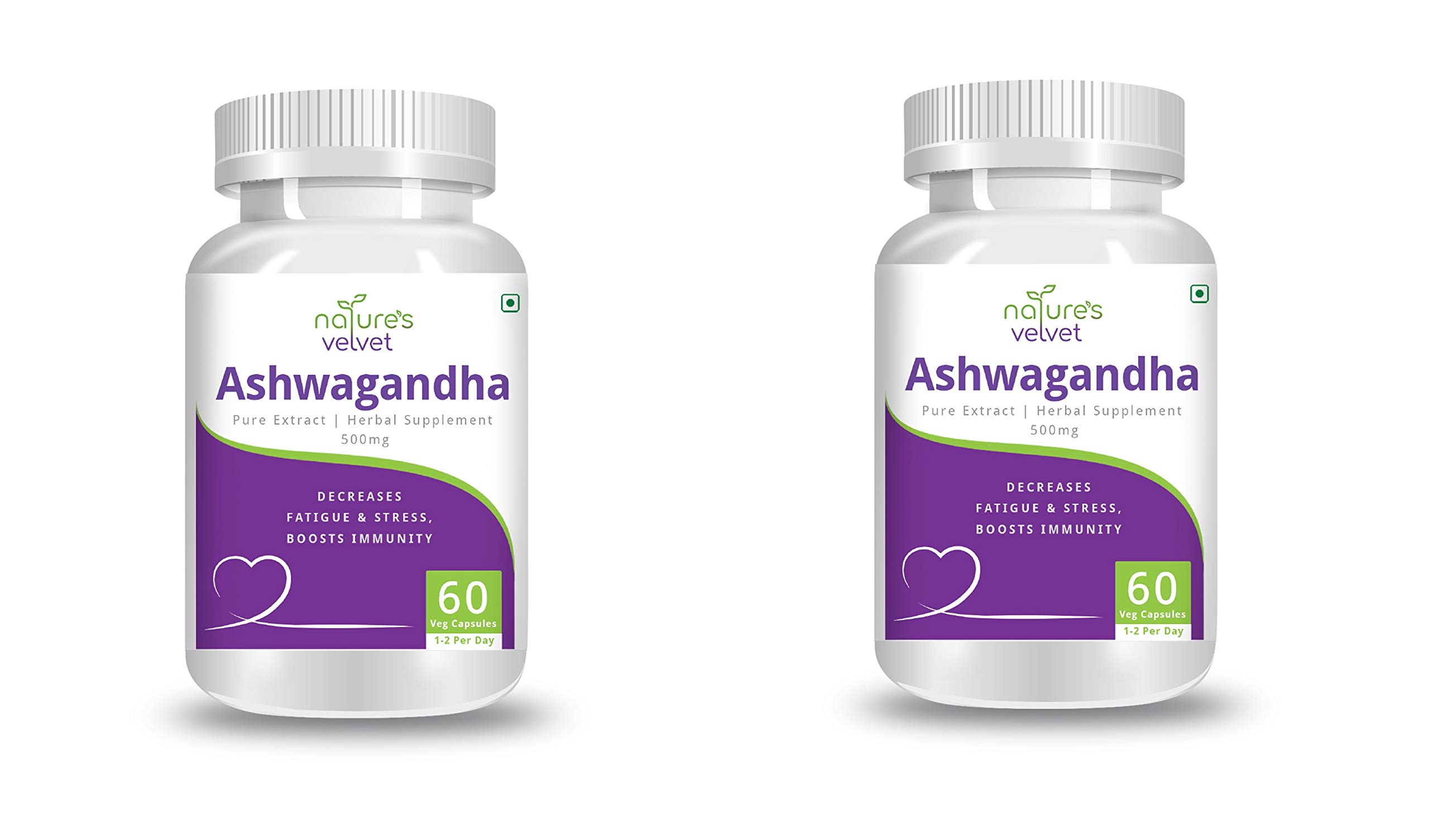 natures velvet Ashwagandha Tablets with Immunity Support and Stress Relief(60+60) Capsules (B07X23XKZD) Amazon Price History, Amazon Price Tracker