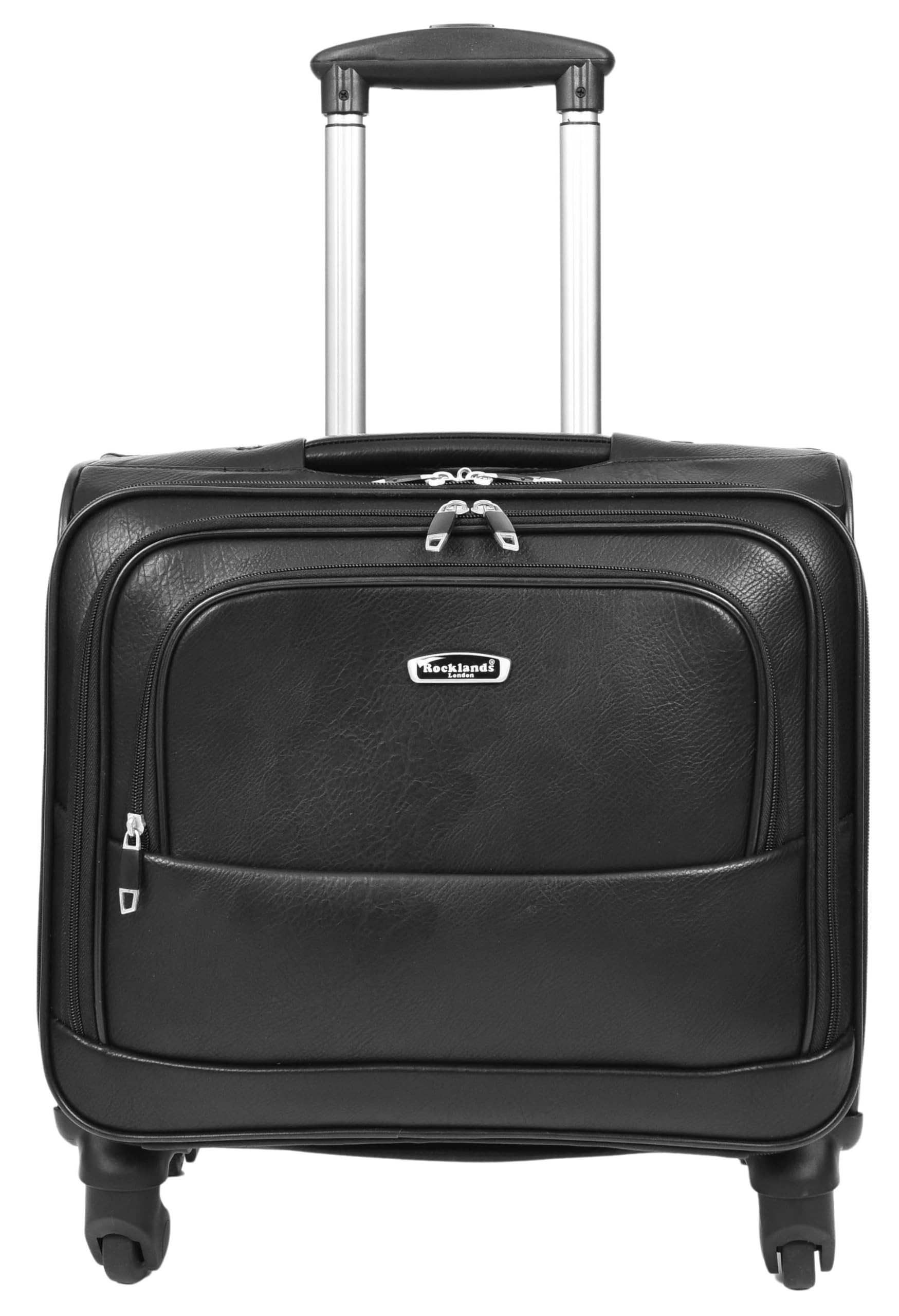 Maleta de viaje para portátil de negocios, maleta de piloto, color negro Denver, Black, L, Estuche Pilot