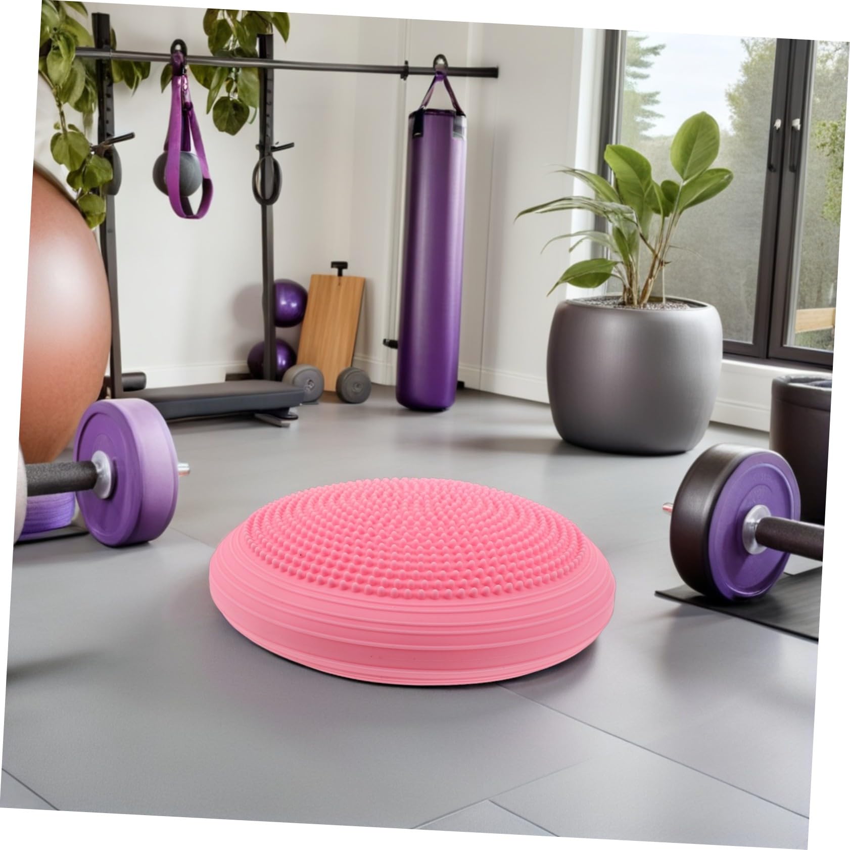 Abaodam Tappetino Spesso Per Esercizi Di Fitness Antiscivolo Per Yoga e Pilates Imbottito Per Ginocchia e Polsi Portatile Per Casa e Palestra