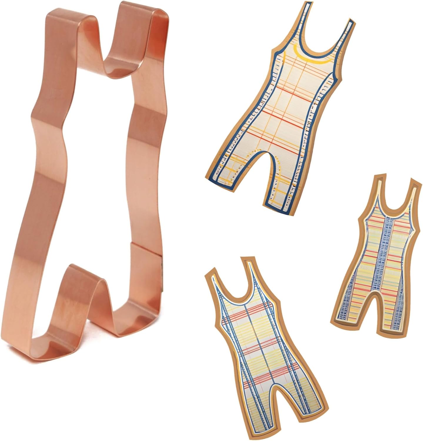 Wrestling Singlet Cookie Cutter 5 X 2.5 inches