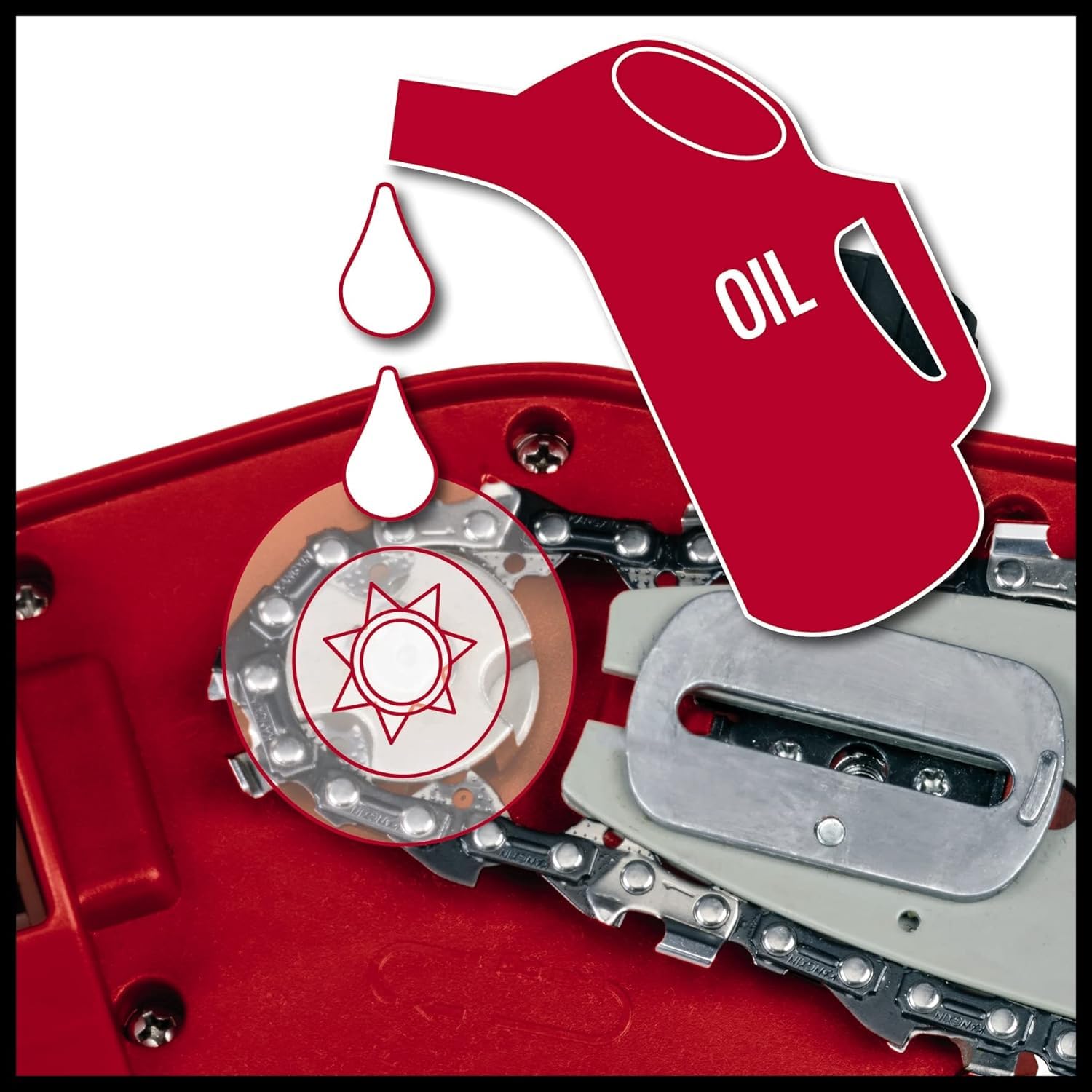 Einhell Elektro-Hochentaster GC-EC 7520 T (750 W, 18 cm Schnittlänge, 11 m/s max. Kettengeschwindigkeit, automatische Kettenschmierung)