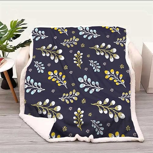 Miniatura 6 de Cobijas Calientes para Invierno Geometry Lattice Line - Manta de franela moderna suave y acogedora para sofá, cama, sofá, silla, tamaño 47 x 59