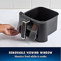 Vista 3 de Oster Freidora de aire compacta, freidora digital de 4 cuartos de galón con ventana, freidora de aire de encimera fácil de usar