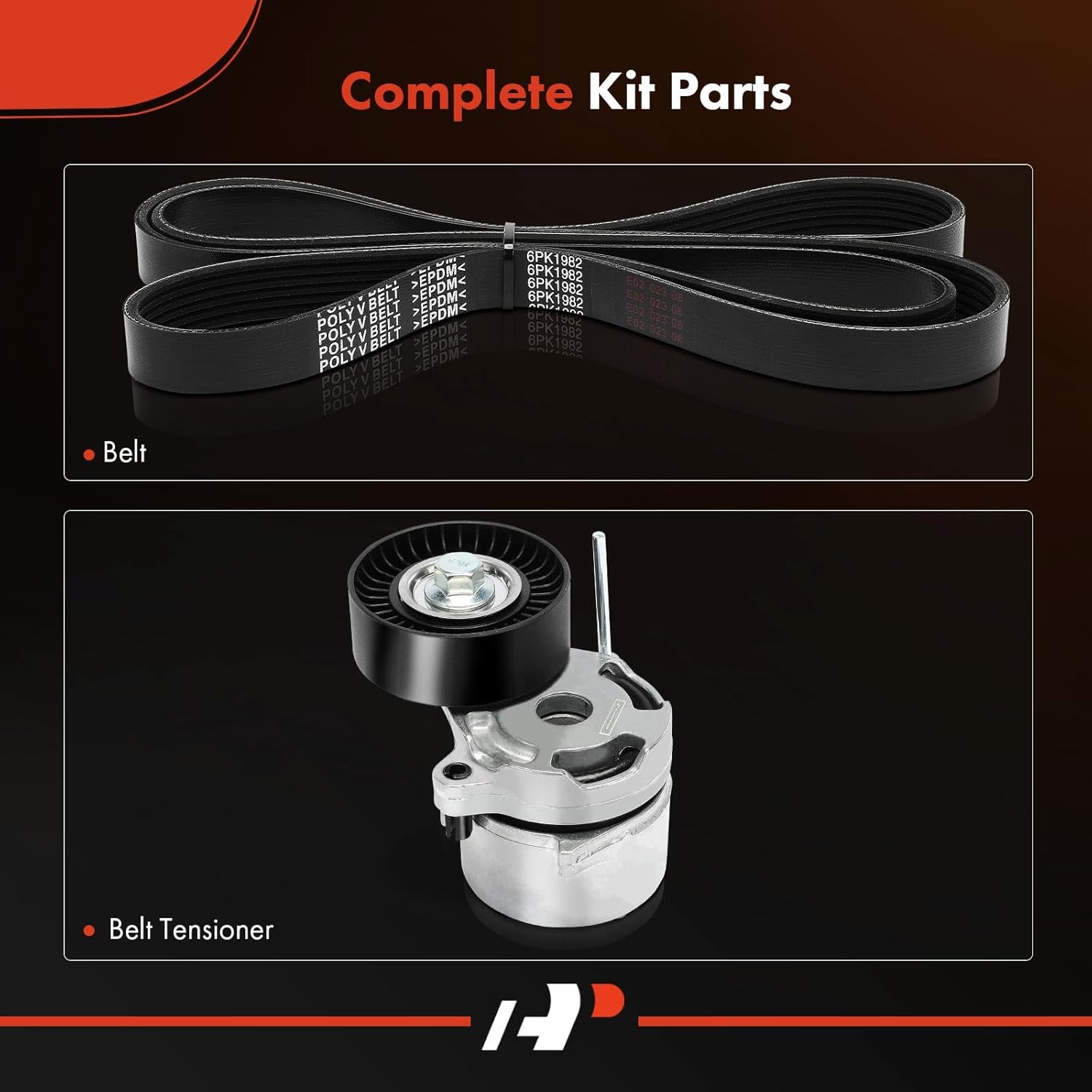 A-Premium Engine Serpentine Belt Drive Kit Compatible with Subaru Outback 2015-2019, Legacy 2015-2019 - 2.5L