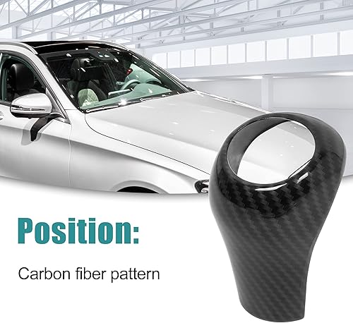 Miniatura 2 de ACROPIX Pegatina cubierta del cambio de engranajes del coche para Mercedes-Benz C300 Patrón de fibra de carbono