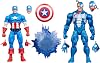 مجموعة مجسمات الحركة المزدوجة Captain America vs Venom من سلسلة Marvel Legends من Hasbro، لعبة فيديو قديمة