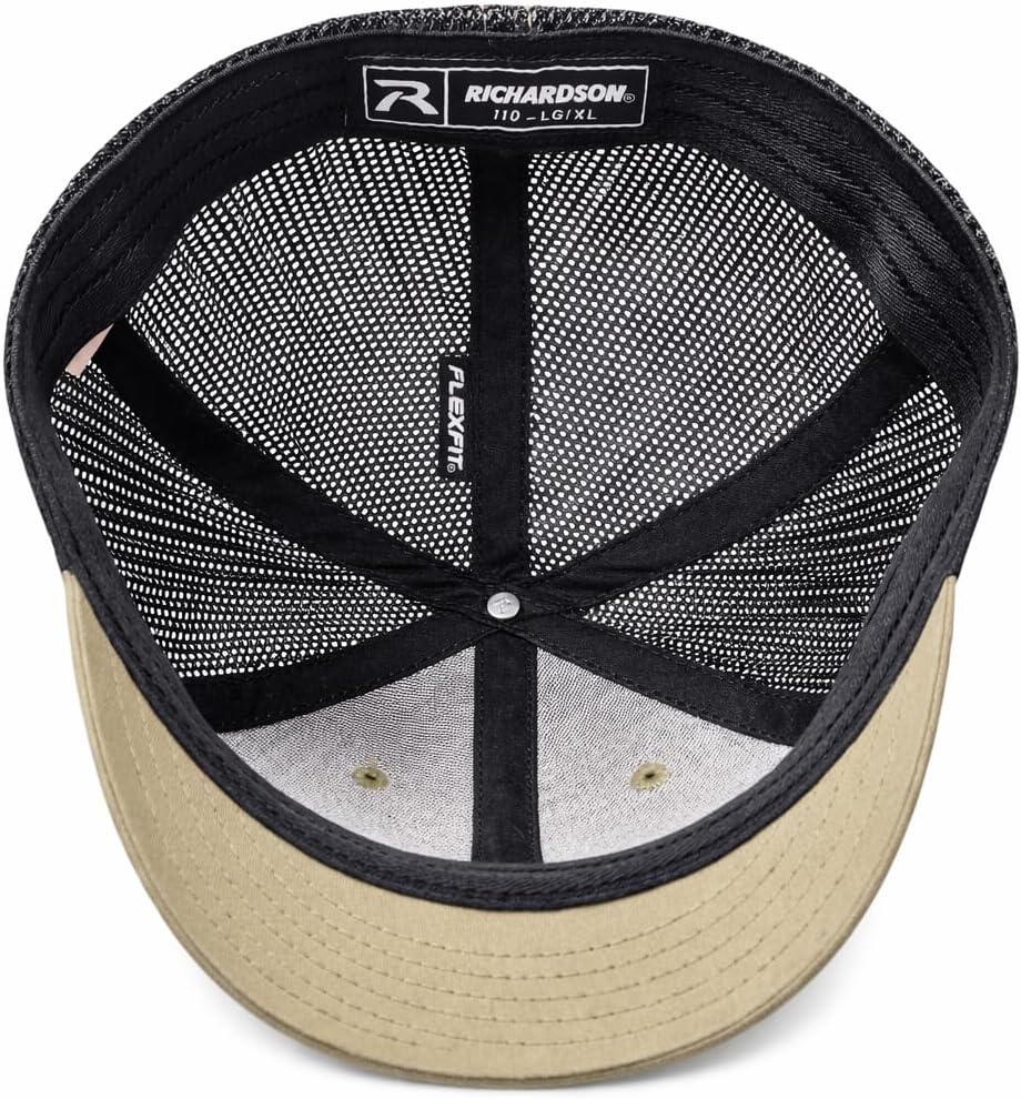 Jeep Richardson 110 Flexfit Hat for Men – Stretch Fit Fitted Baseball Cap with Embroidered Patch Logo