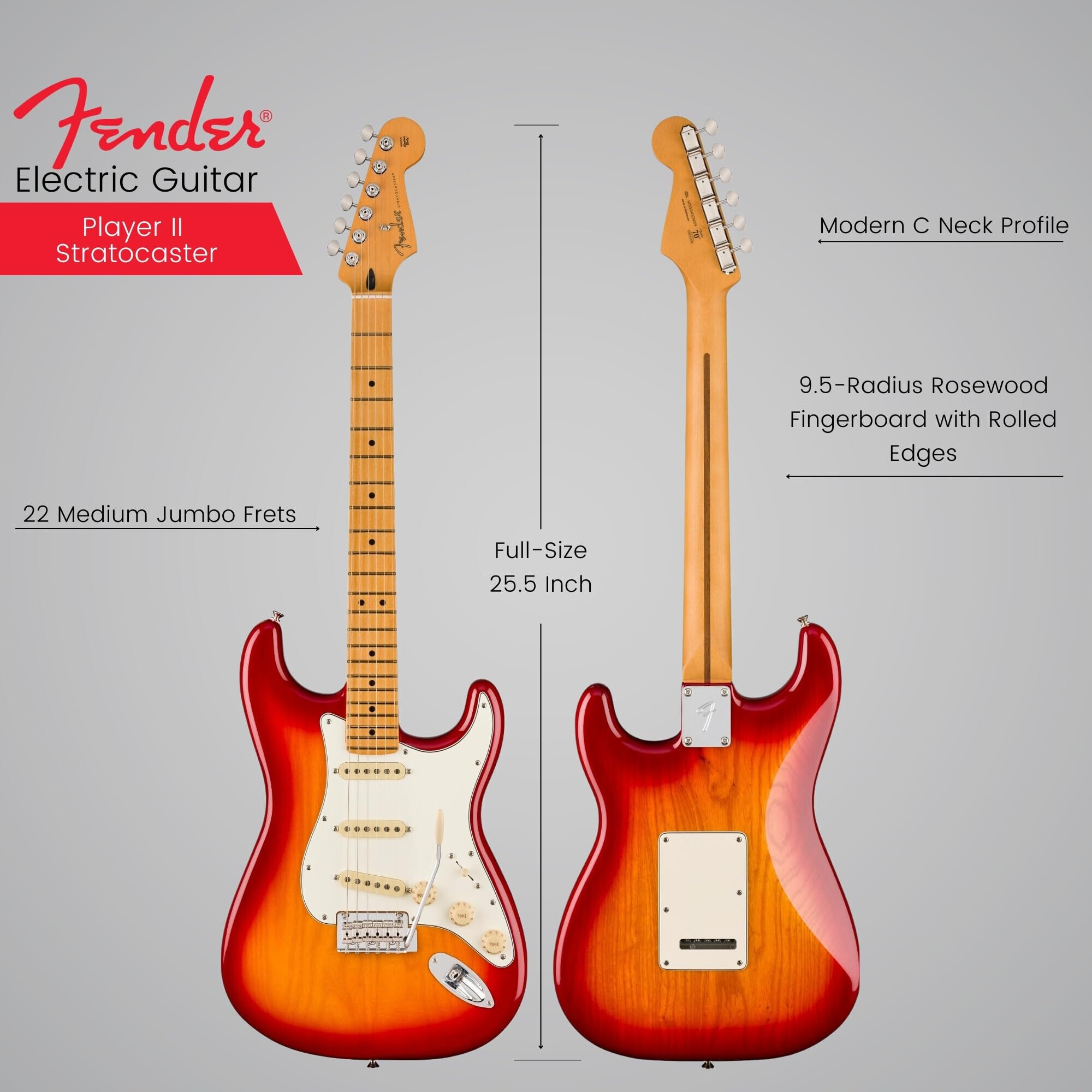 Amazon | Fender フェンダー エレキギター Player II Stratocaster Amazon | Fender フェンダー エレキギター Player II Stratocaster