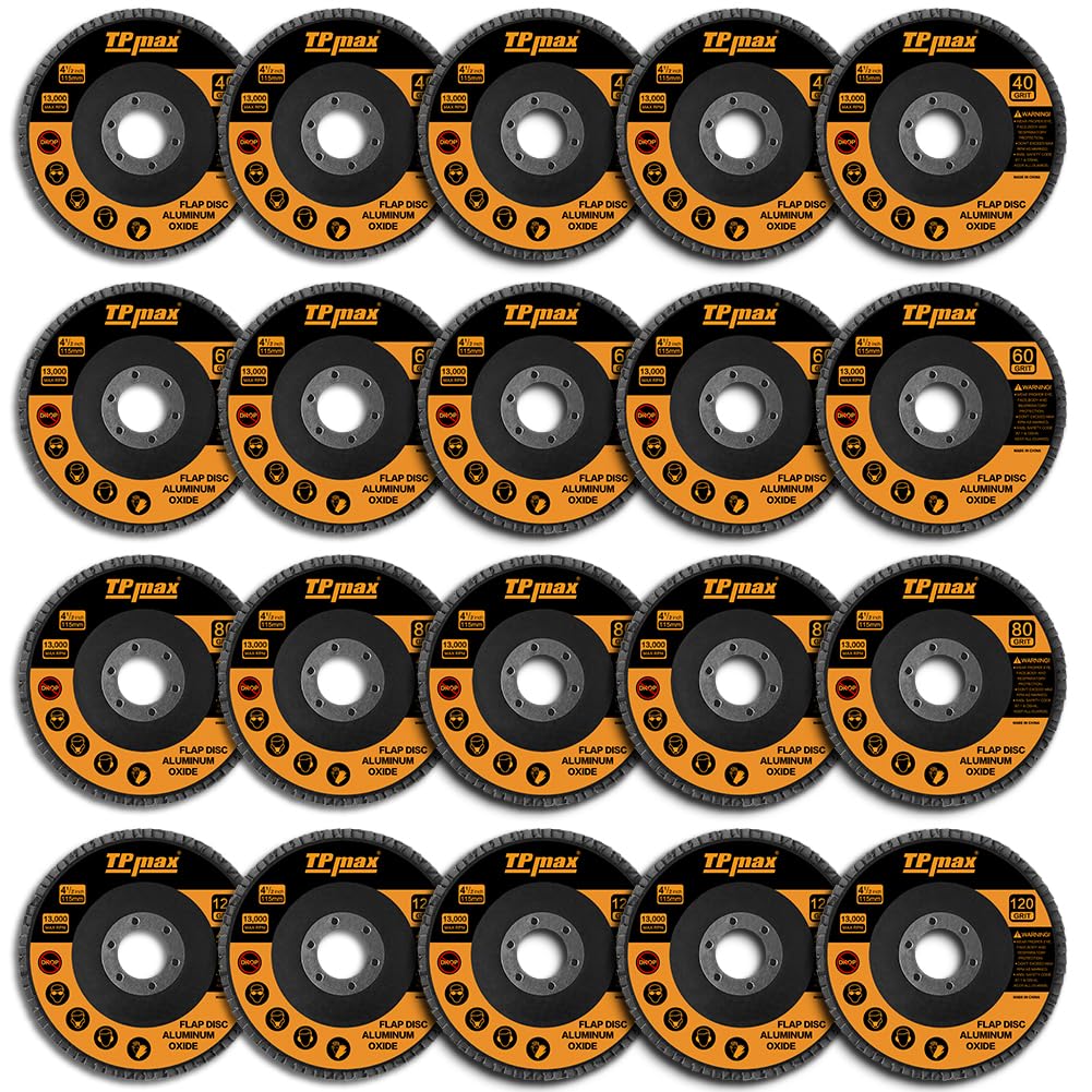 Flap Discs - 20 Pack - Grinding & Sanding Wheels -6