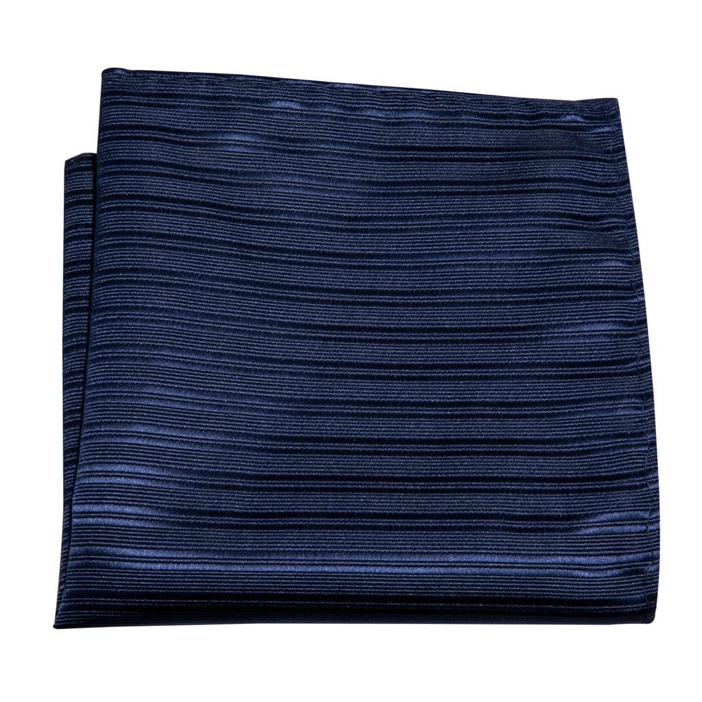 Corbata a Rayas para Hombre, Pajarita de Seda, Pajaritas Formales de Mariposa, Lazos preatados de Negocios, Gemelos Cuadrados de Bolsillo