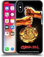 Vista 133 de Head Case Designs Funda de gel suave con licencia oficial de Cobra Kai Gold Medal Graphics compatible con Apple iPhone 7 Plus/iPhone 8 Plus