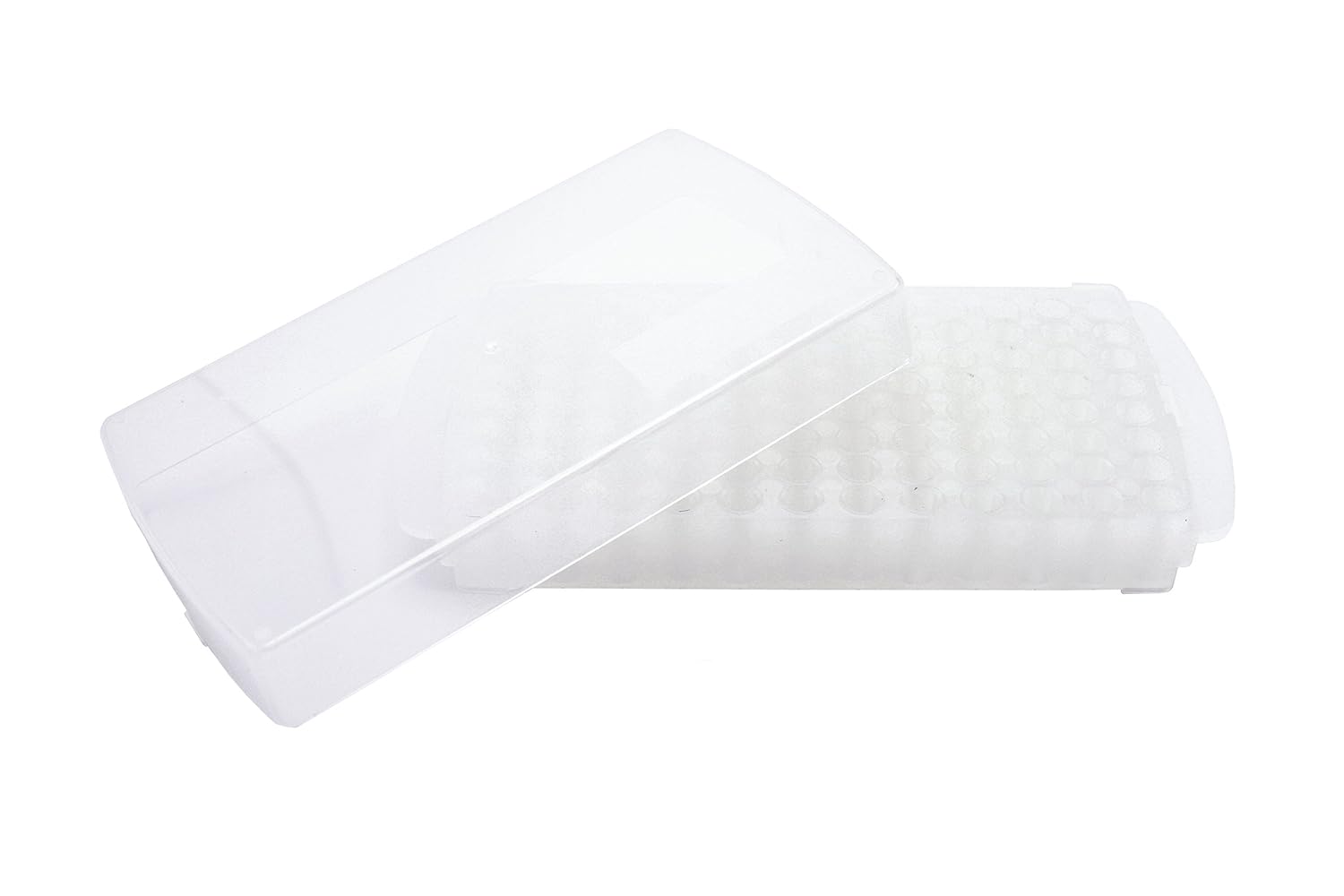 Heathrow Scientific HS2345C Reversible Tube Rack 96 Well, Polypropylene, Blue (Set of 5)