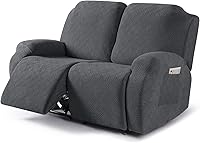 Vista 14 de VANSOFY - Funda para sofá reclinable, juego de 3 piezas de fundas de sofá reclinable elásticas con bolsillos, fundas para sofá reclinable de 3