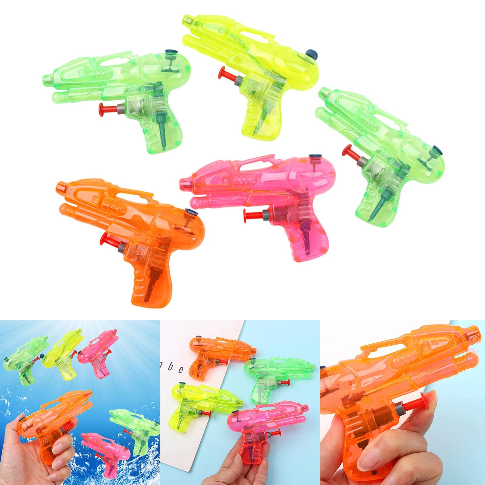 Amazon.co.jp: 5 ピース/セットミニ水鉄砲水鉄砲子供のための水鉄砲 