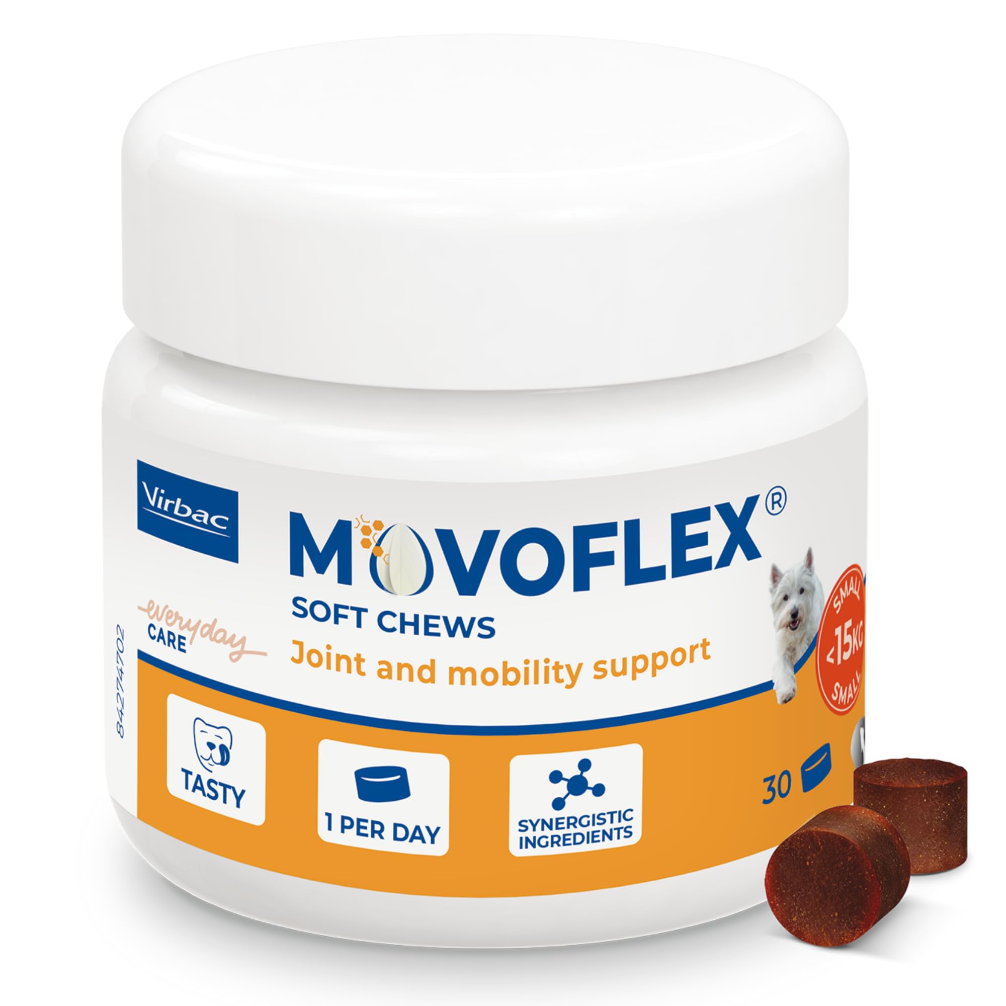 Virbac sac MOVOFLEX S 2G X30 Chews