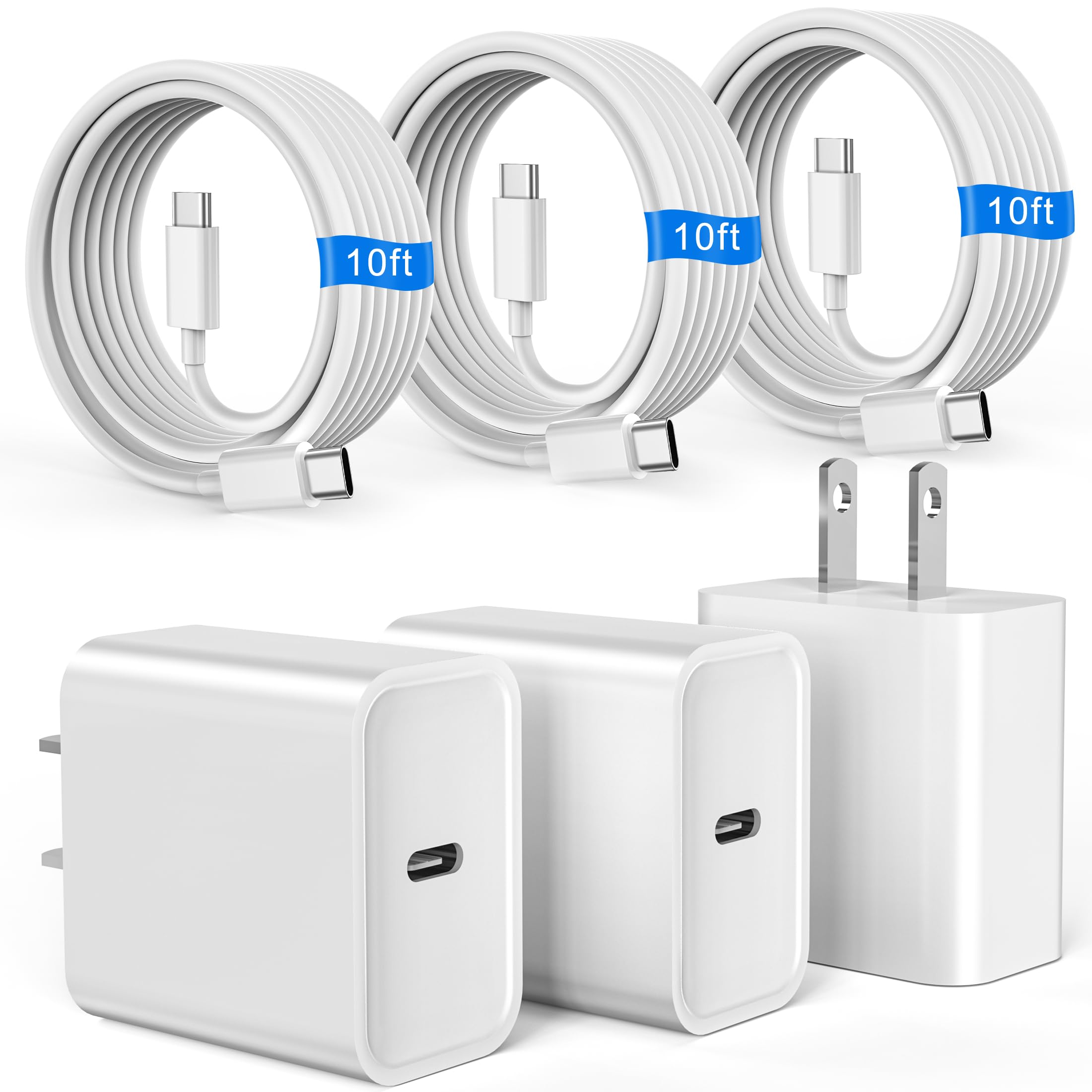 iPhone 17 16 15 Charger Fast Charging USB C Charger Type C Chargers Block