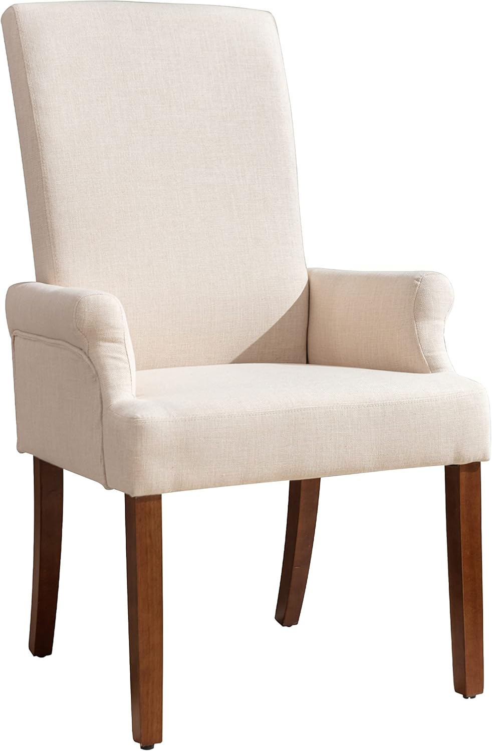 Restworld Fabric Arm Dining Chair,Tufted Upholstered High