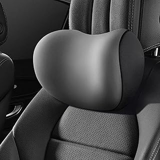 VELVERI Car Neck Rest Pillow | Ergonomic Memory Foam Headrest Cushion for Neck Pain Relief | Adjustable Car Seat Support P... Price In India