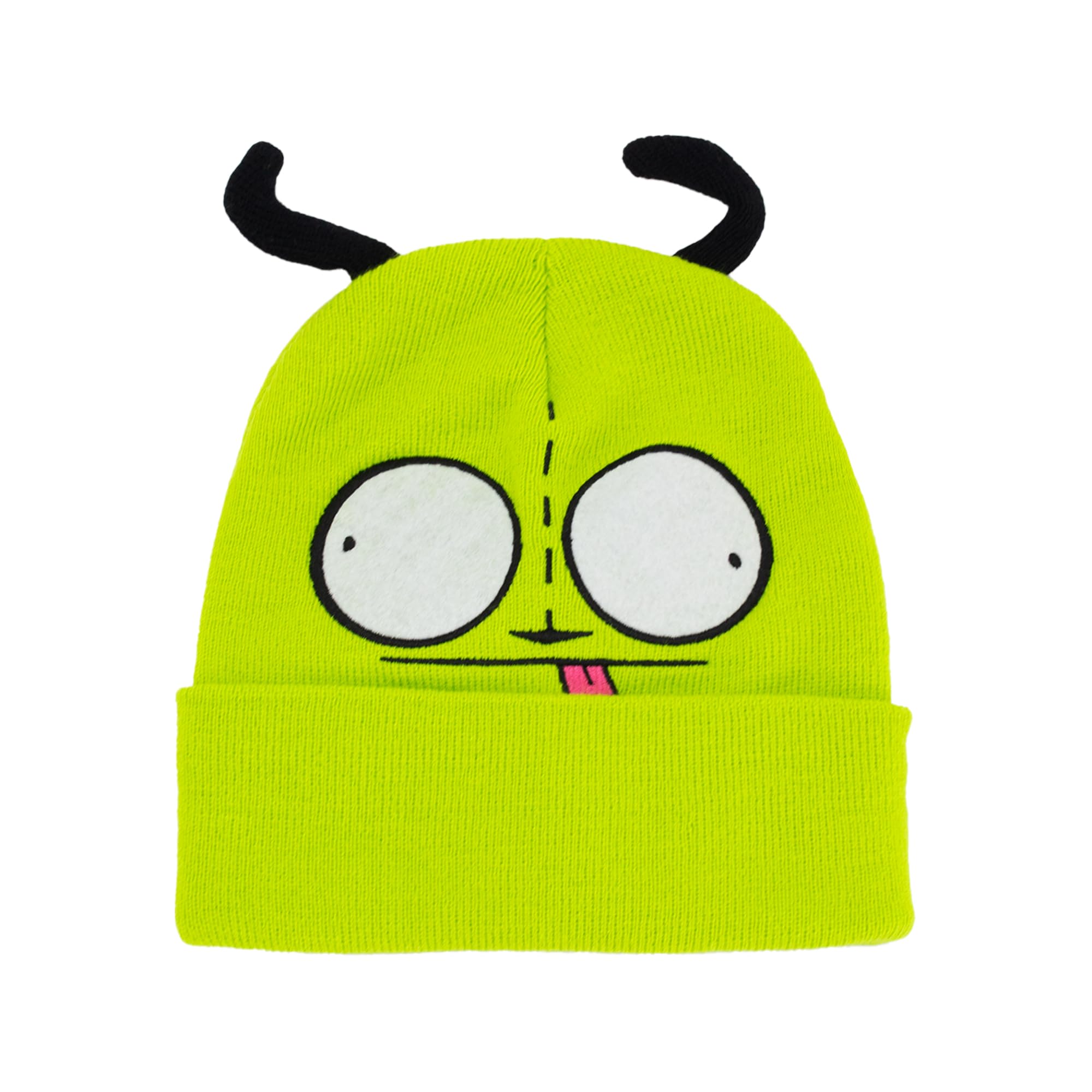 Invader Zim Beanie Hat, Gir Winter Knit Cap with Ears